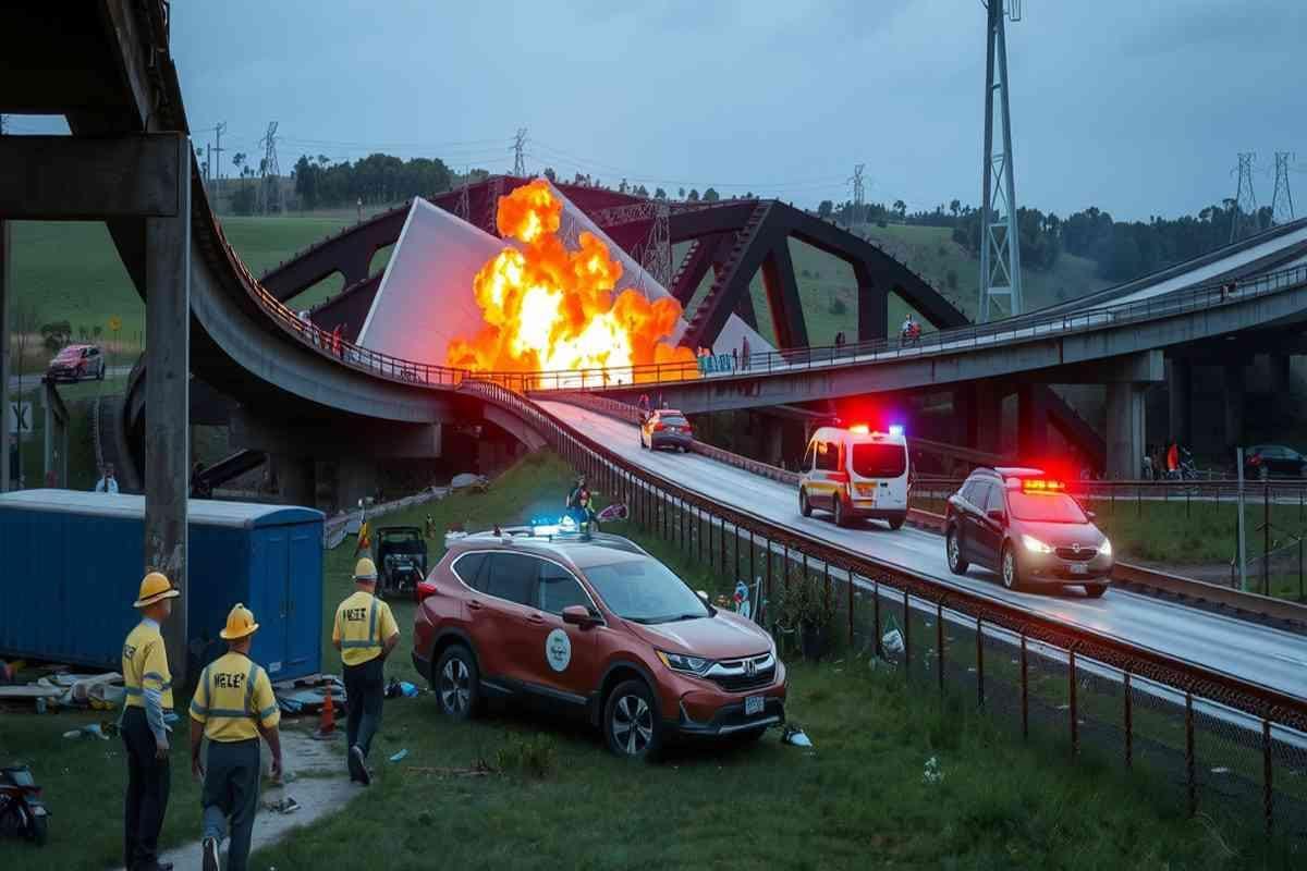 Esplosioni devastanti a Mosca: i ponti crollano nel caos