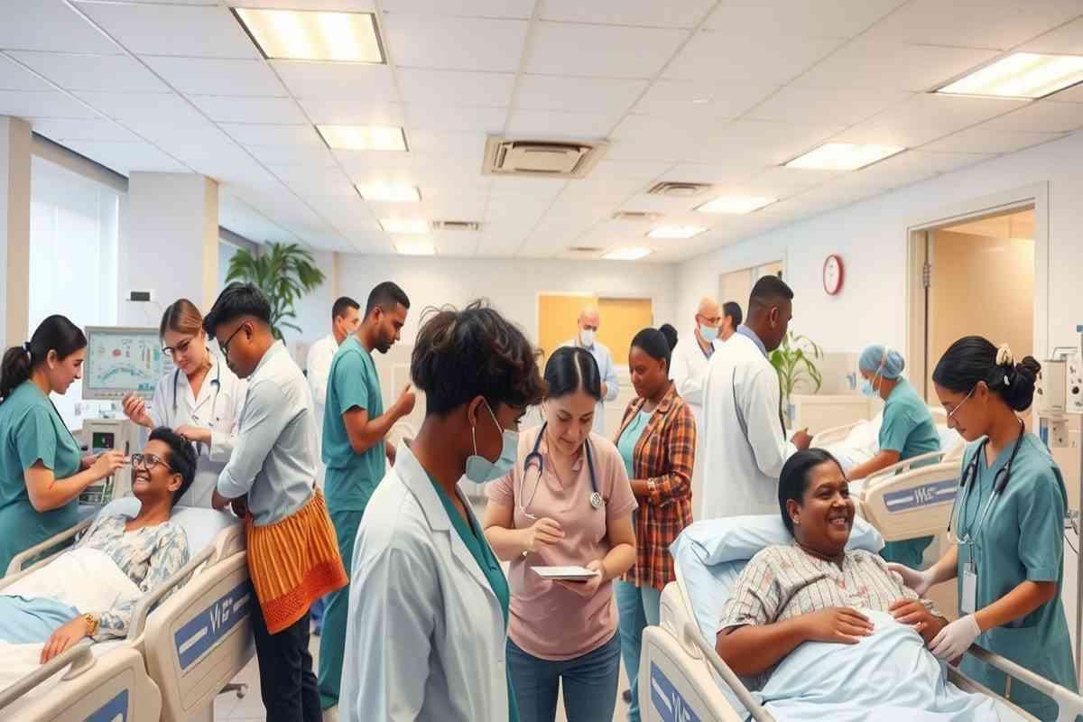 Herzog visita l'ospedale che unisce israeliani e palestinesi nella cura e nella speranza