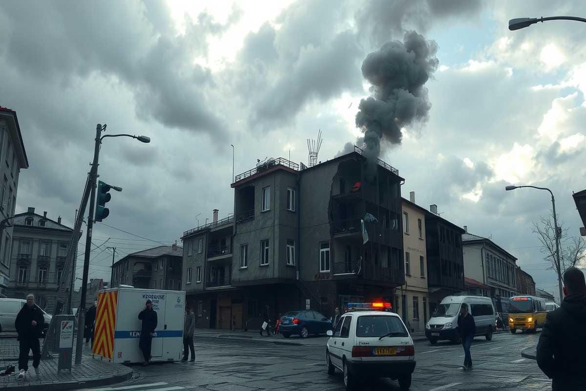Kiev sotto attacco: un morto e molti feriti a causa dei droni russi