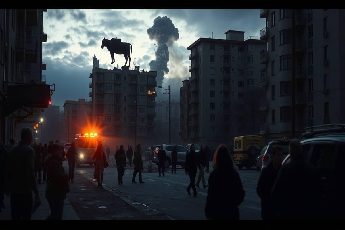 Zelensky: attacco devastante colpisce un edificio residenziale a Kiev