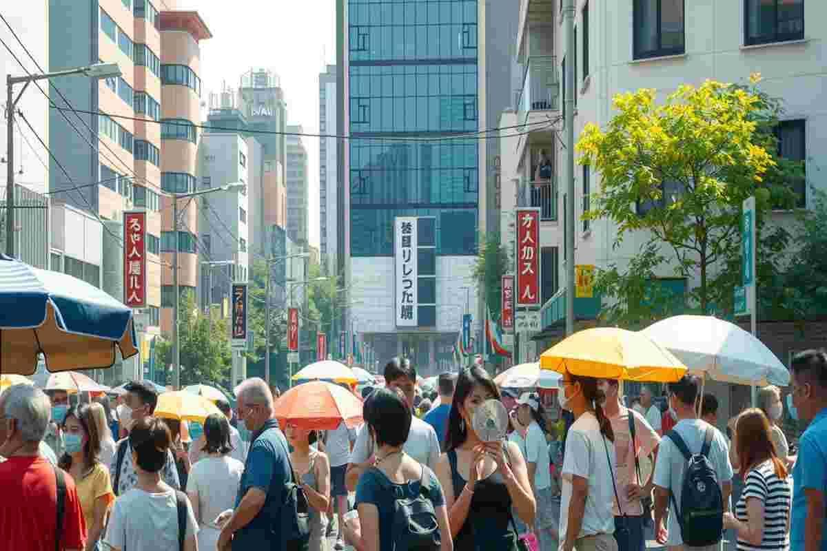 Giappone in balia del caldo: le città segnano temperature da record