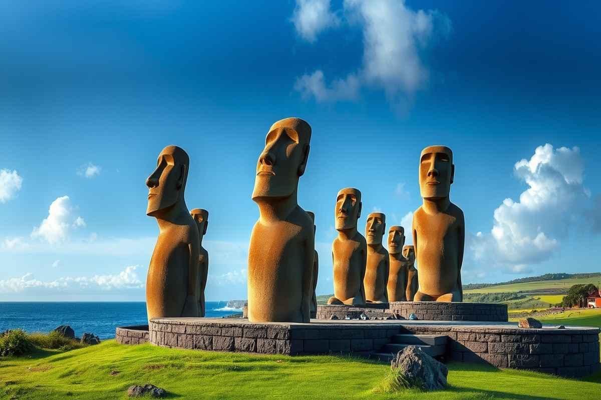 I moai di Rapa Nui: un patrimonio in pericolo a causa dei cambiamenti climatici