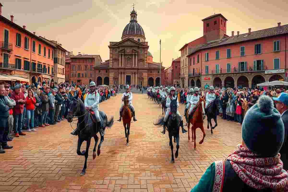 Redmayne sorprende il pubblico al Palio di Siena durante le prove dei cavalli