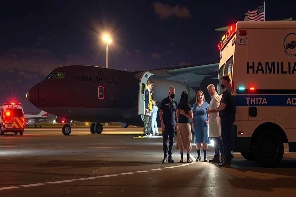 Tajani dà il benvenuto a sei bambini di Gaza all'aeroporto di Ciampino