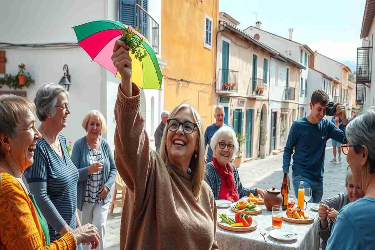 Tommy Cash sorprende a Ostuni con un incontro speciale con le 'nonnine' di Espresso Macchiato