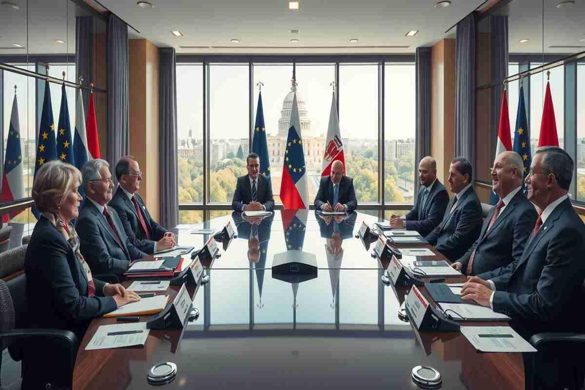 Von der Leyen e i leader europei: un incontro cruciale con Zelensky a Washington