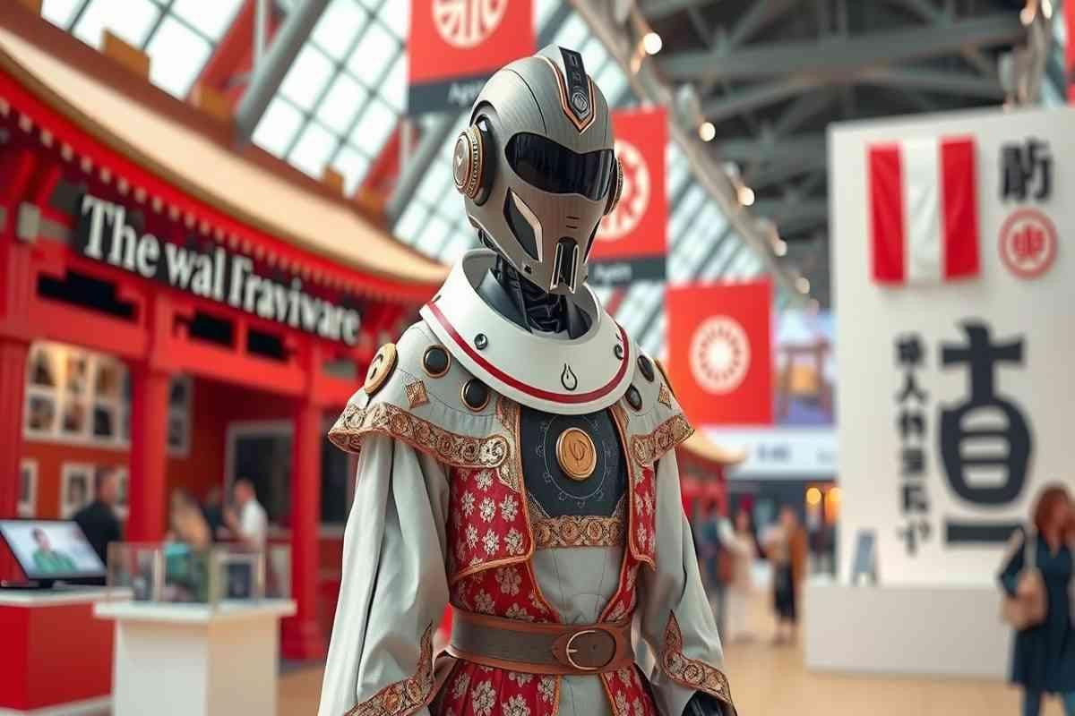 L'androide di Ito Mancio affascina il pubblico al Padiglione Italia