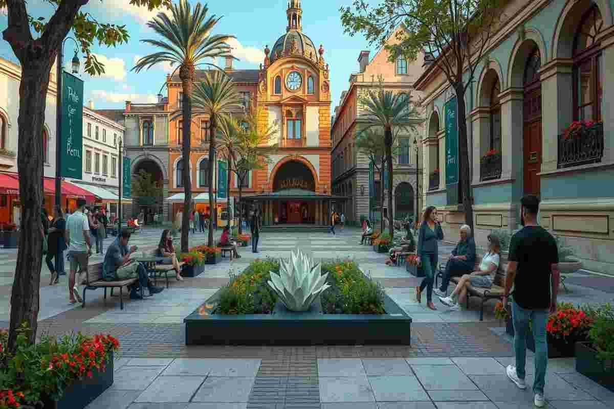 La nuova Piazzetta dei poeti di Pordenone: un angolo di cultura e bellezza vicino al Verdi