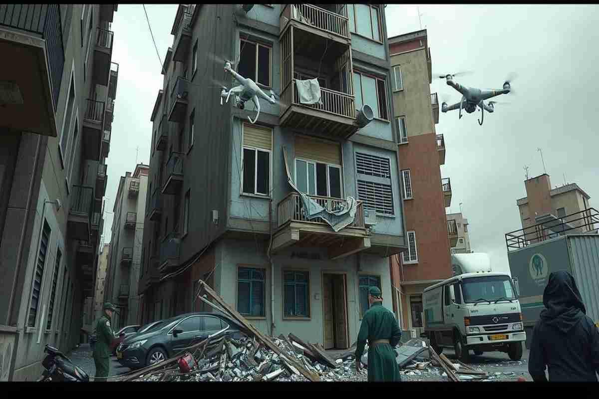 Drone ucraino colpisce palazzo residenziale: cinque feriti nel raid