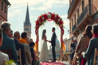 Isabel Russinova celebra un romantico matrimonio a Trieste