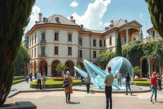 L'arte incanta Villa Manin con trasparenze e illusioni suggestive