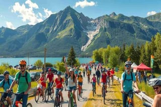 Jovanotti porta la musica in mountain bike: da Cortona ai Laghi di Fusine