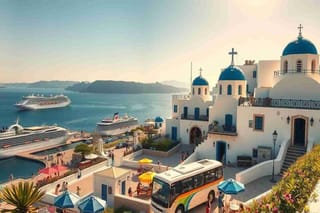 Nuova tassa sulle crociere: cosa cambia a Mykonos e Santorini