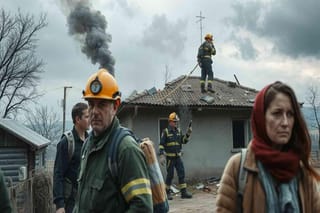 Attacco russo devasta Kharkiv: un asilo in fiamme tra le fiamme della guerra