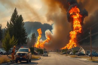 Incendio devastante minaccia i sobborghi di Patrasso in Grecia