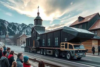 La chiesa che ha viaggiato: un'impresa straordinaria in Svezia