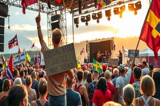 La guerra a Gaza risuona nei festival musicali della Scandinavia