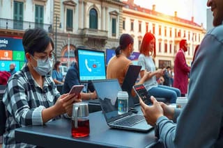 Marzo da record: 44,55 milioni di utenti online per oltre 75 ore ciascuno