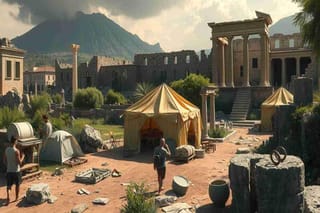 Pompei, la nascita di una favela tra le macerie dell'eruzione