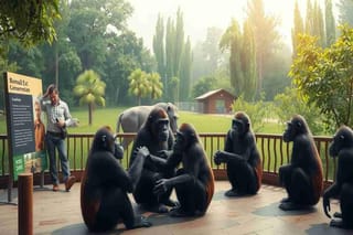 Il commovente addio del Zoo di Wuppertal al bonobo più anziano del pianeta