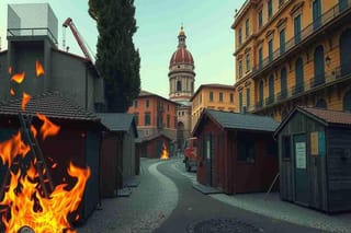 Fascino e mistero: la mostra di Kipras Dubauskas a Bologna tra pirogenia, folla e demoni