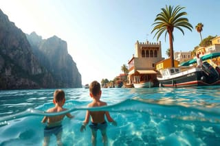 L'amicizia di Sciatunostro, Ettore e Giovannino sull'isola di Linosa