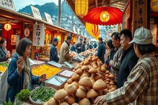 Matsutake: otto funghi giapponesi venduti a un'asta per quasi 5.000 euro