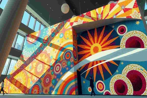 Il viaggio del mosaico Le Coq bleu di Chagall: da Ravenna a Nizza