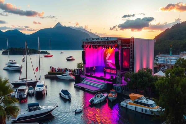 Scopri il primo floating festival in Fvg con Elisa: tramonti indimenticabili a Nord Est