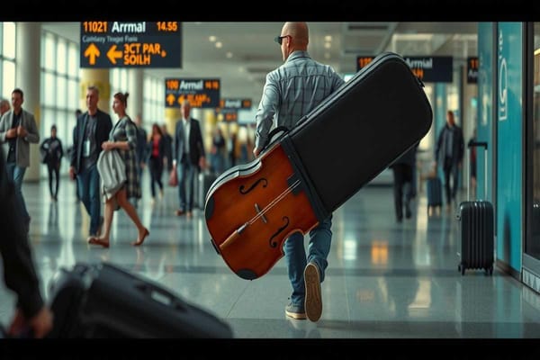 Viaggiare con un contrabbasso: la petizione per regole più chiare conquista i musicisti