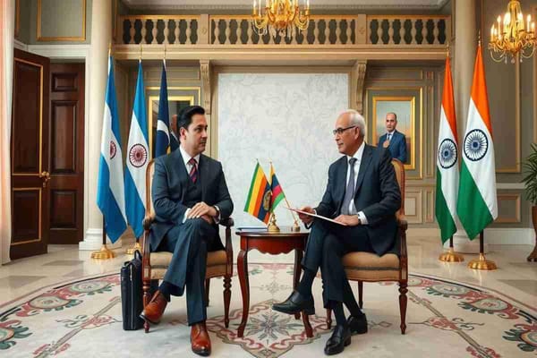 Modi incontra Milei alla Casa Rosada: un nuovo capitolo per il commercio tra India e Argentina