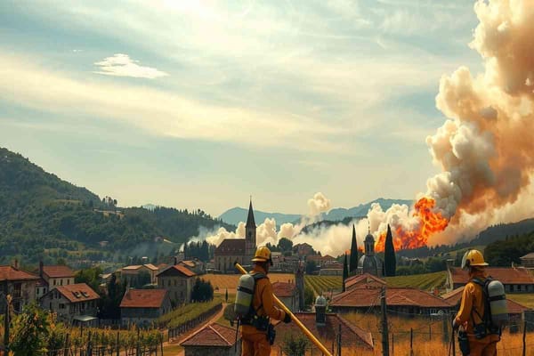 Fiamme persistenti: la battaglia contro il fuoco nel sud-ovest della Francia continua