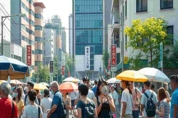 Giappone in balia del caldo: le città segnano temperature da record