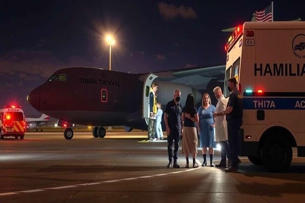 Tajani dà il benvenuto a sei bambini di Gaza all'aeroporto di Ciampino