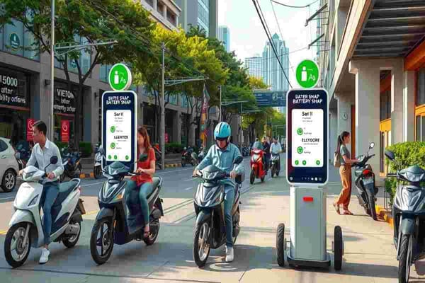 Vietnam accelera verso l'elettrico: nasce il programma di scambio batterie