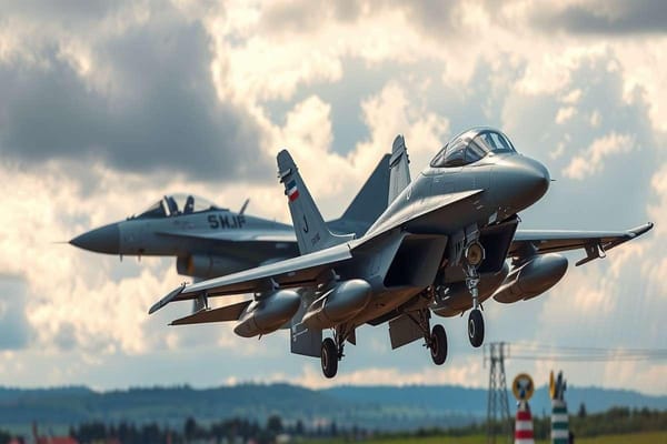 Caccia Nato in azione: intercettati 5 jet russi sopra la Danimarca