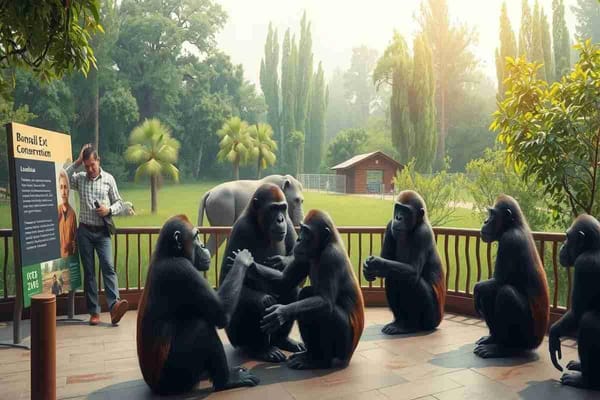 Il commovente addio del Zoo di Wuppertal al bonobo più anziano del pianeta
