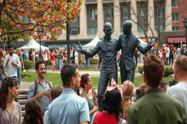 La controversa rimozione della statua di Trump e Epstein scuote il Mall