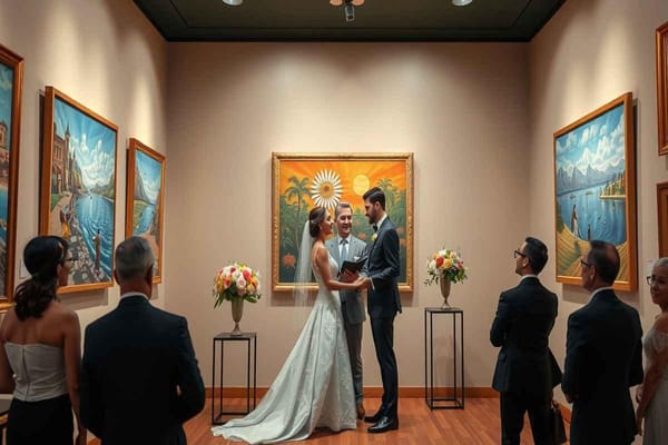 Nozze al museo: il primo sì tra le opere di Cascella a Pescara