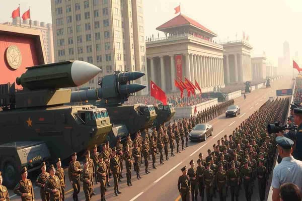 Corea del Nord: celebrazioni militari per l'80° anniversario del Partito