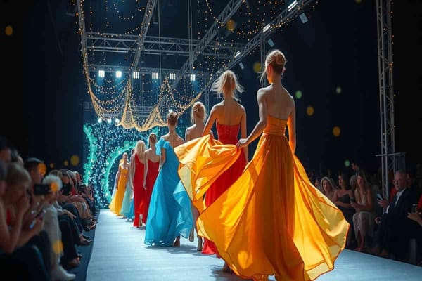 Le lucciole di Alessandro Michele illuminano la passerella di Valentino