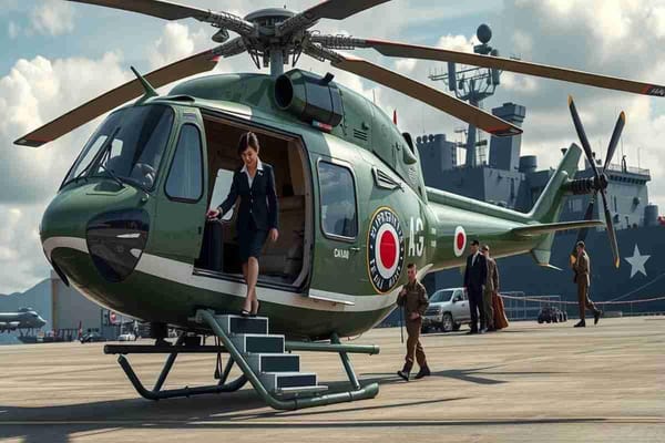 Takaichi si unisce a Trump per un volo esclusivo sul Marine One